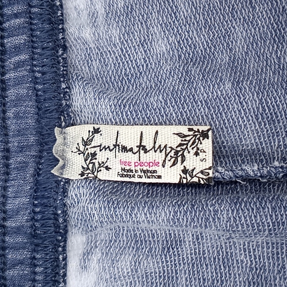 Free People Cozy Cool Girl Lounge Pants Dark Sapphire Blue - Picture 14 of 16